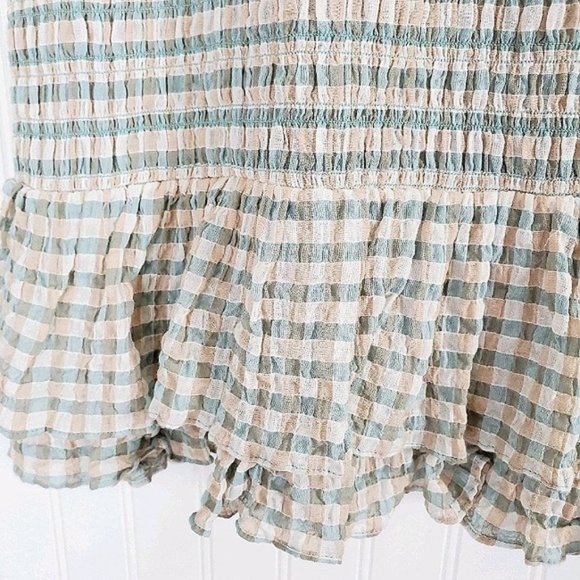 Veronica RUFFLE HEM CICI SMOCKED DRESS NEW W/TAG - Picture 11 of 14